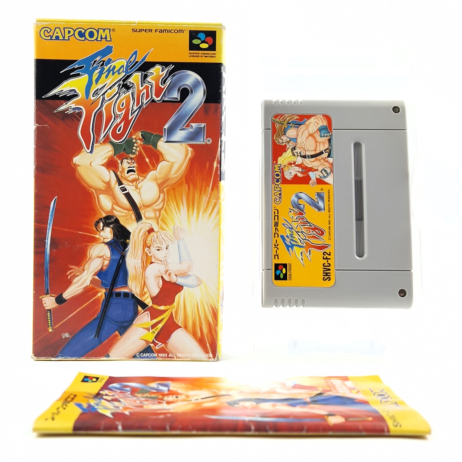Super Famicom Game: Final Fight 2 - Super Nintendo SNES NTSC-J JAPAN OVP