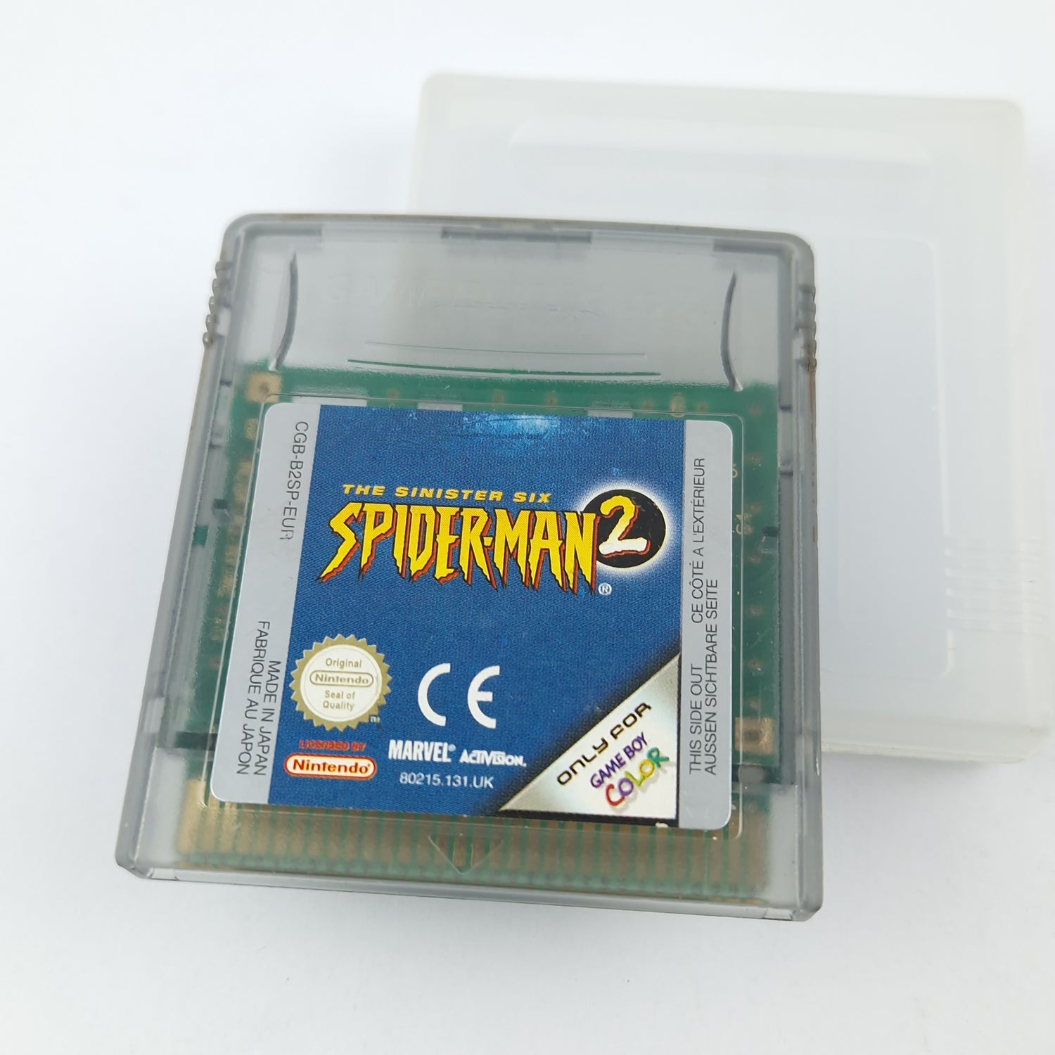 Nintendo Game Boy Color Spiel : The Sinister Six Spider-Man 2 / OVP GBC EUR
