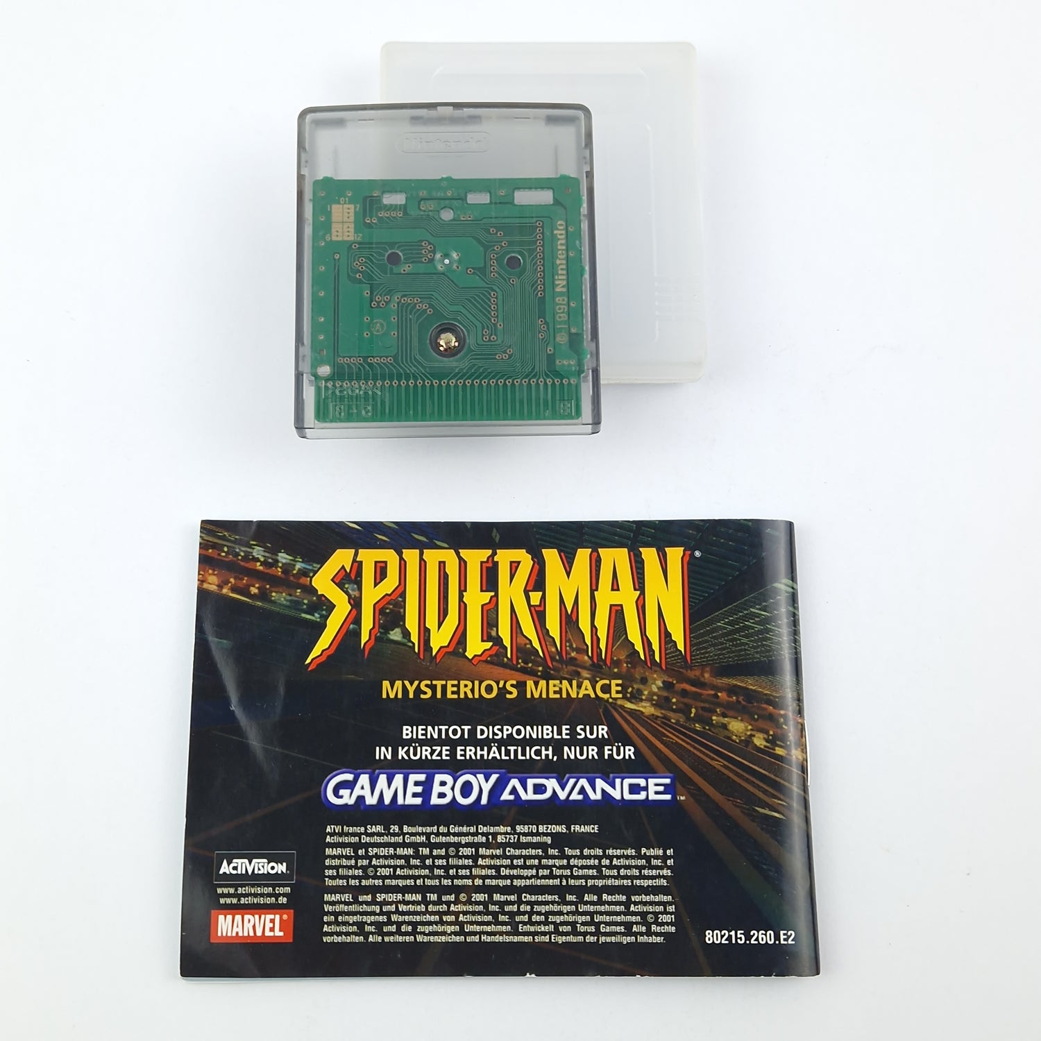 Nintendo Game Boy Color Spiel : The Sinister Six Spider-Man 2 / OVP GBC EUR