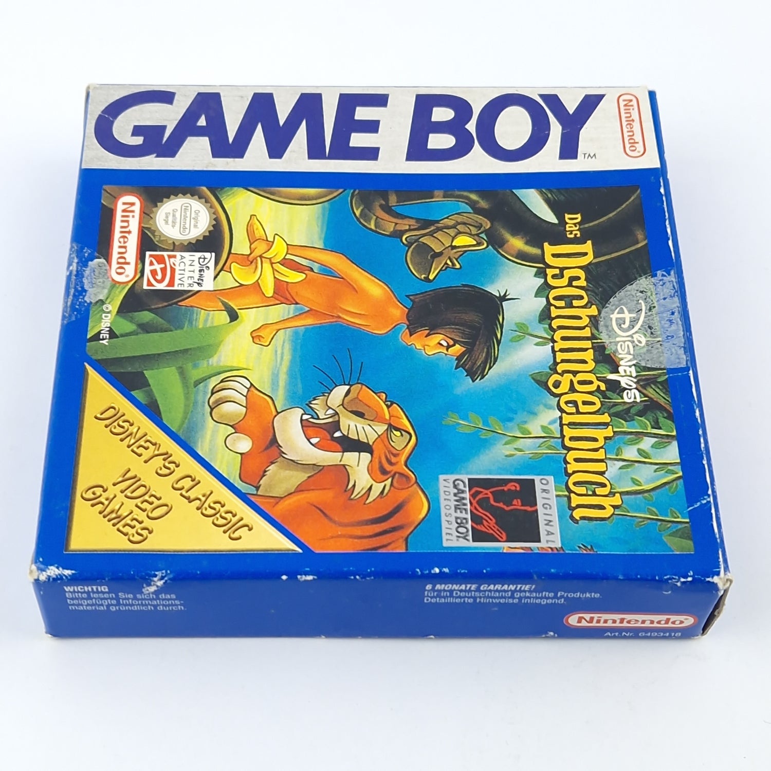 Nintendo Game Boy Classic Game: Disney's The Jungle Book - GAMEBOY OVP NNOE