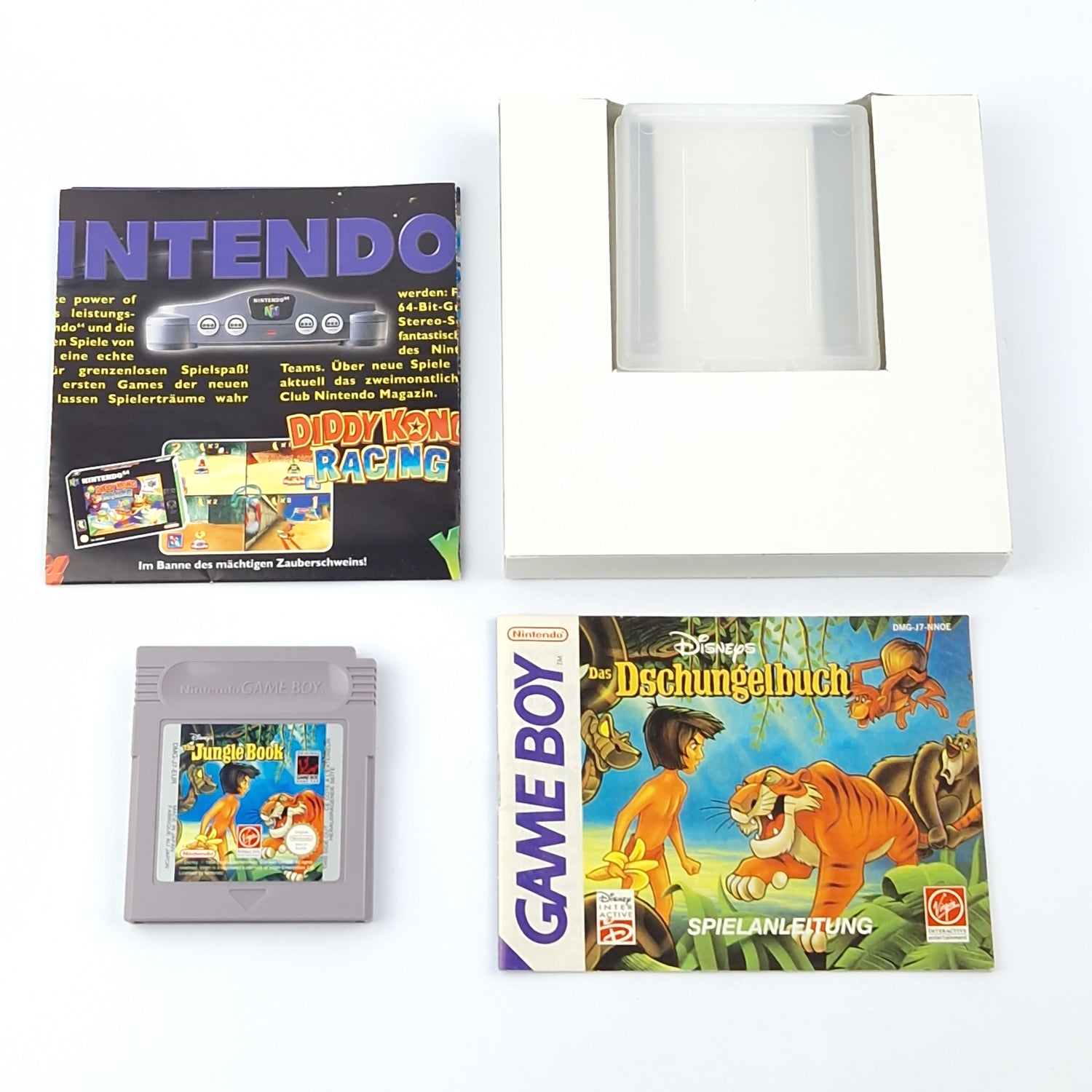 Nintendo Game Boy Classic Game: Disney's The Jungle Book - GAMEBOY OVP NNOE