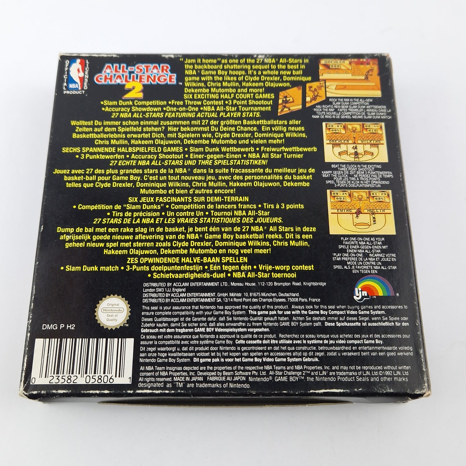 Nintendo Game Boy Classic Spiel : NBA All-Star Challenge 2 - OVP / GAMEBOY