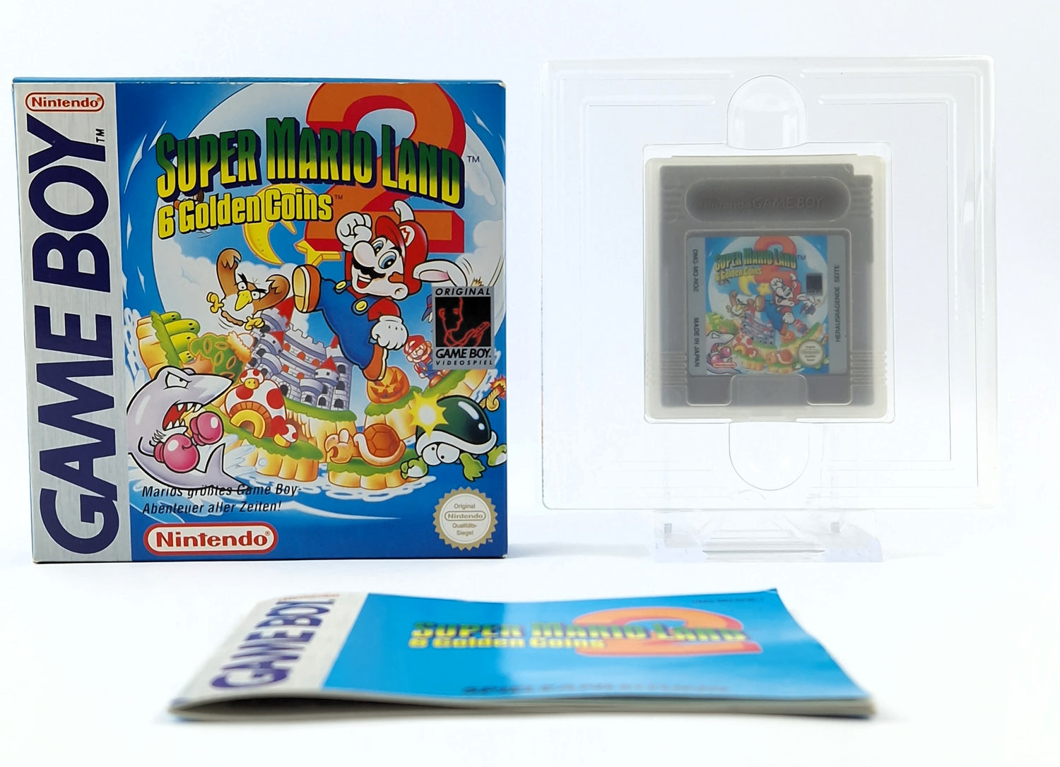 Nintendo Game Boy Classic Spiel : Super Mario Land 2 6 Golden Coins  GAMEBOY OVP