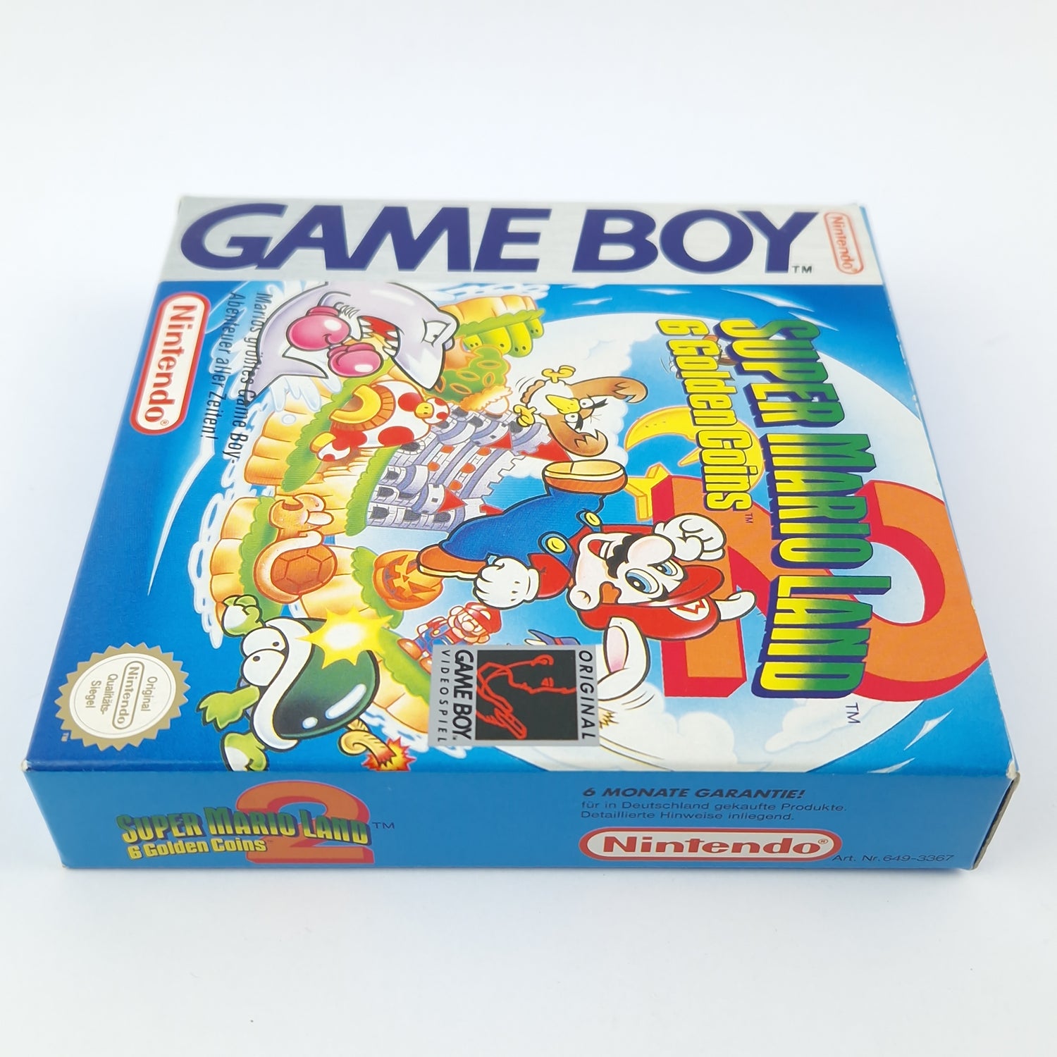 Nintendo Game Boy Classic Spiel : Super Mario Land 2 6 Golden Coins  GAMEBOY OVP