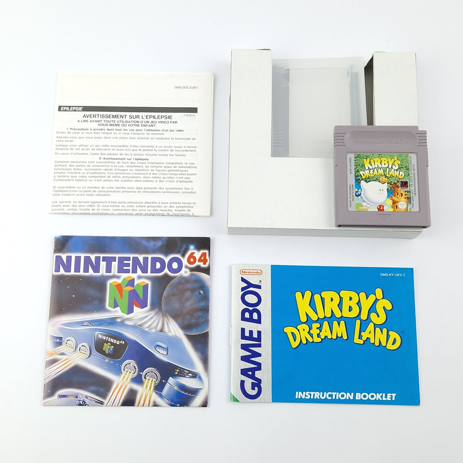 Nintendo Game Boy Classic Game: Kirby's Dream Land - GAMEBOY OVP PAL NUKV