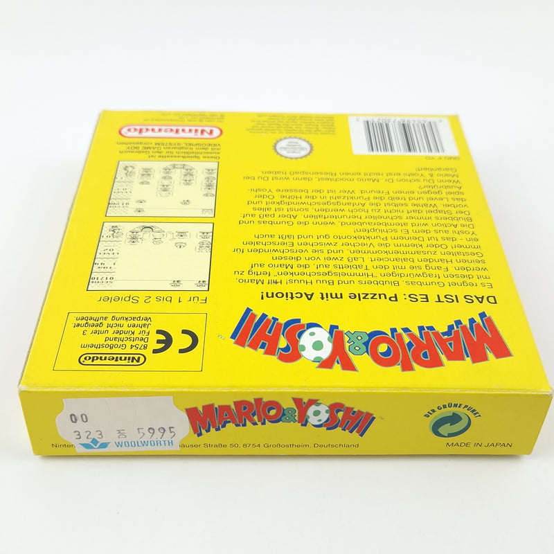 Nintendo Game Boy Classic Spiel : Mario & Yoshi - Modul Anleitung OVP / GAMEBOY