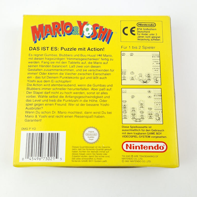 Nintendo Game Boy Classic Spiel : Mario & Yoshi - Modul Anleitung OVP / GAMEBOY