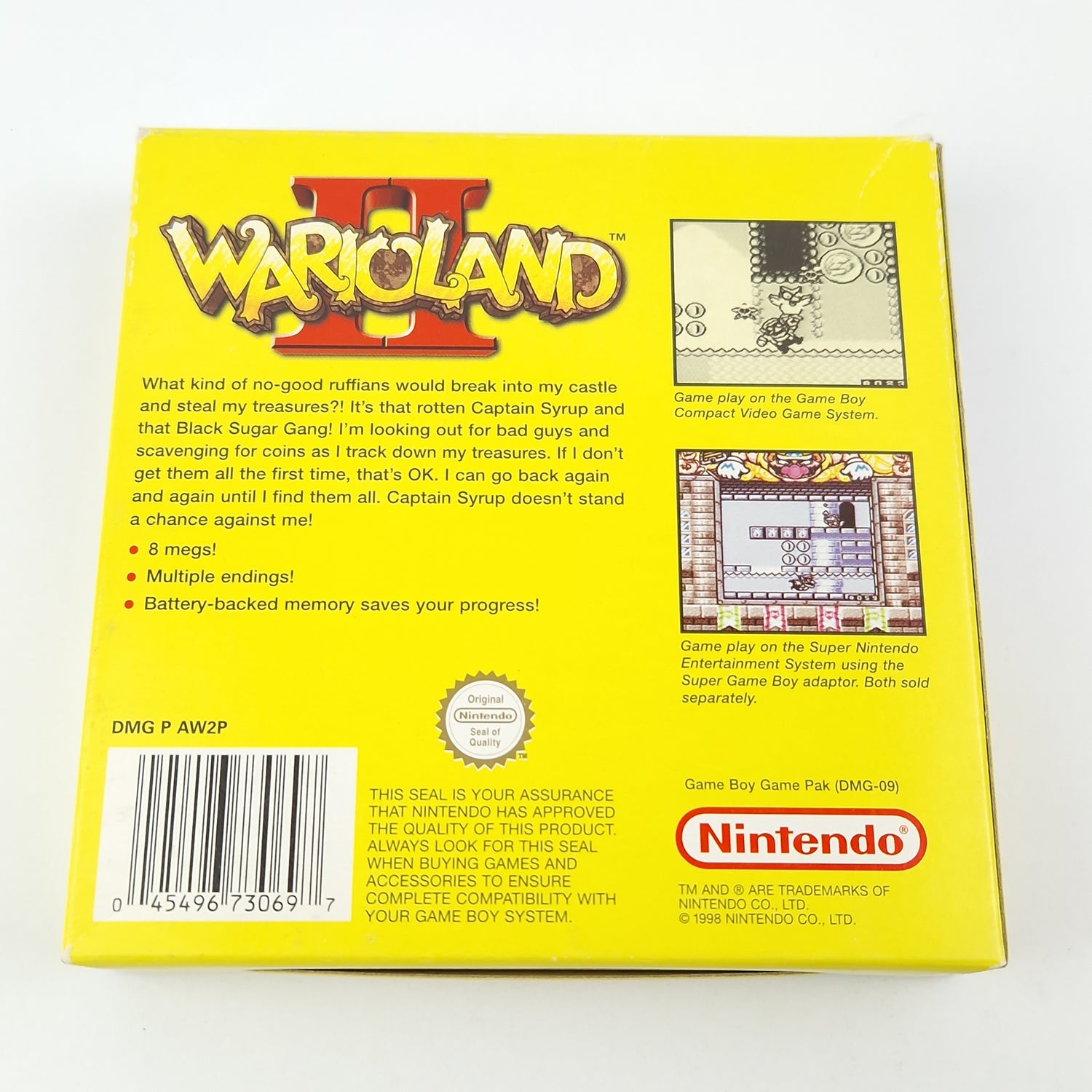 Nintendo Game Boy Classic Game: Warioland II - Module Instructions OVP / GAMEBOY