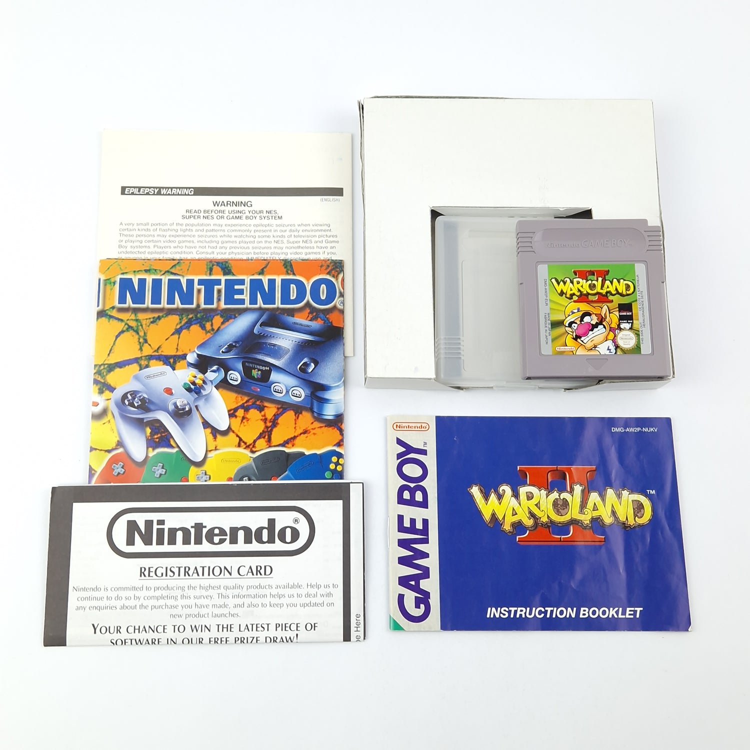 Nintendo Game Boy Classic Game: Warioland II - Module Instructions OVP / GAMEBOY