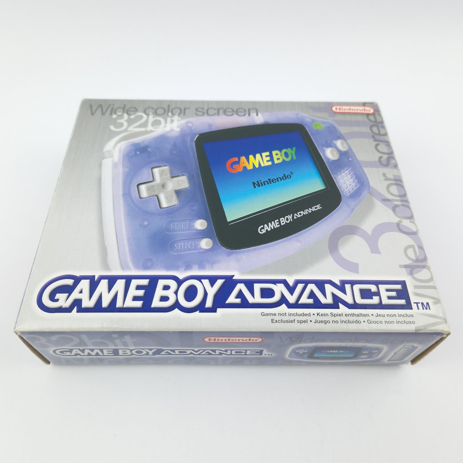 Nintendo Game Boy Advance + Super Mario World Bundle Pak OVP - PAL Console GBA