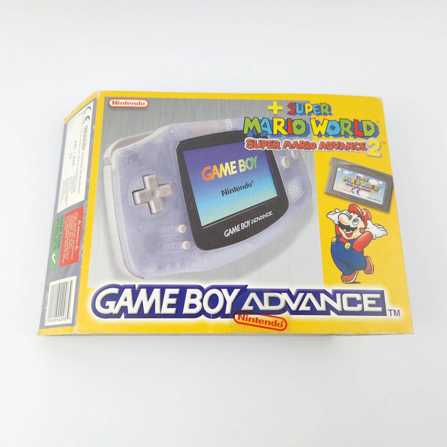 Nintendo Game Boy Advance + Super Mario World Bundle Pak OVP - PAL Konsole GBA