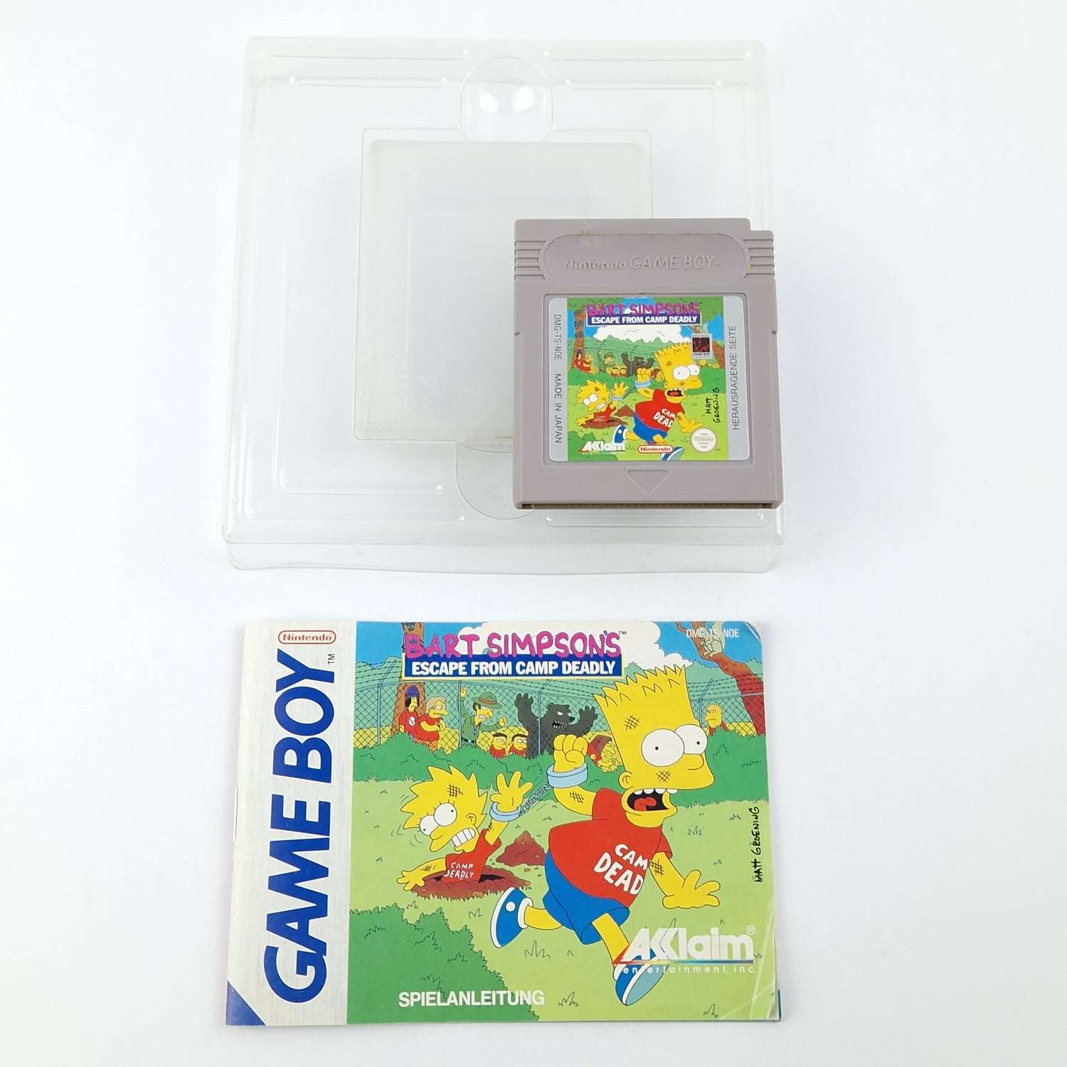 Nintendo Game Boy Classic Spiel : Bart Simpsons Escape from Camp Deadly - OVP