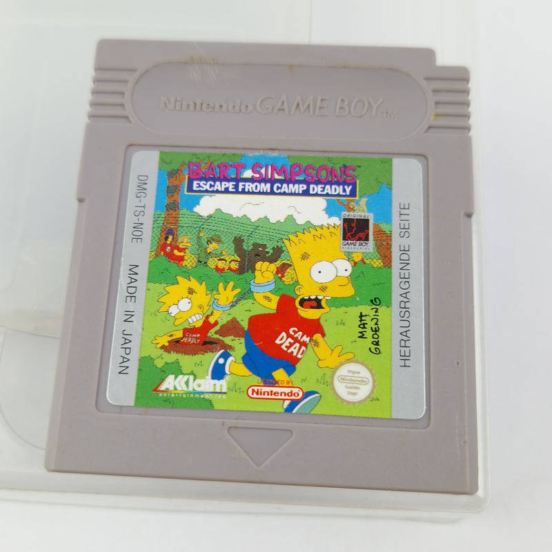 Nintendo Game Boy Classic Spiel : Bart Simpsons Escape from Camp Deadly - OVP