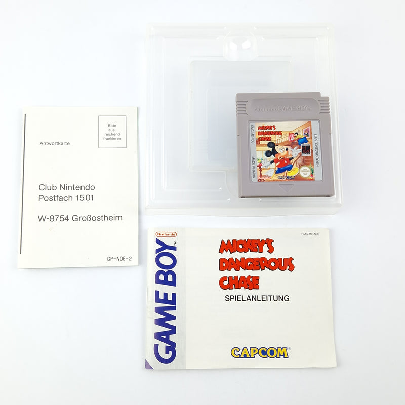 Nintendo Game Boy Classic Spiel : Mickeys Dangerous Chase - OVP GAMEBOY PAL NOE