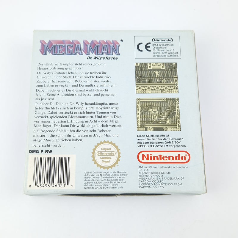 Nintendo Gameboy Spiel : Mega Man Dr. Willys Rache - OVP / Game Boy Classic NOE