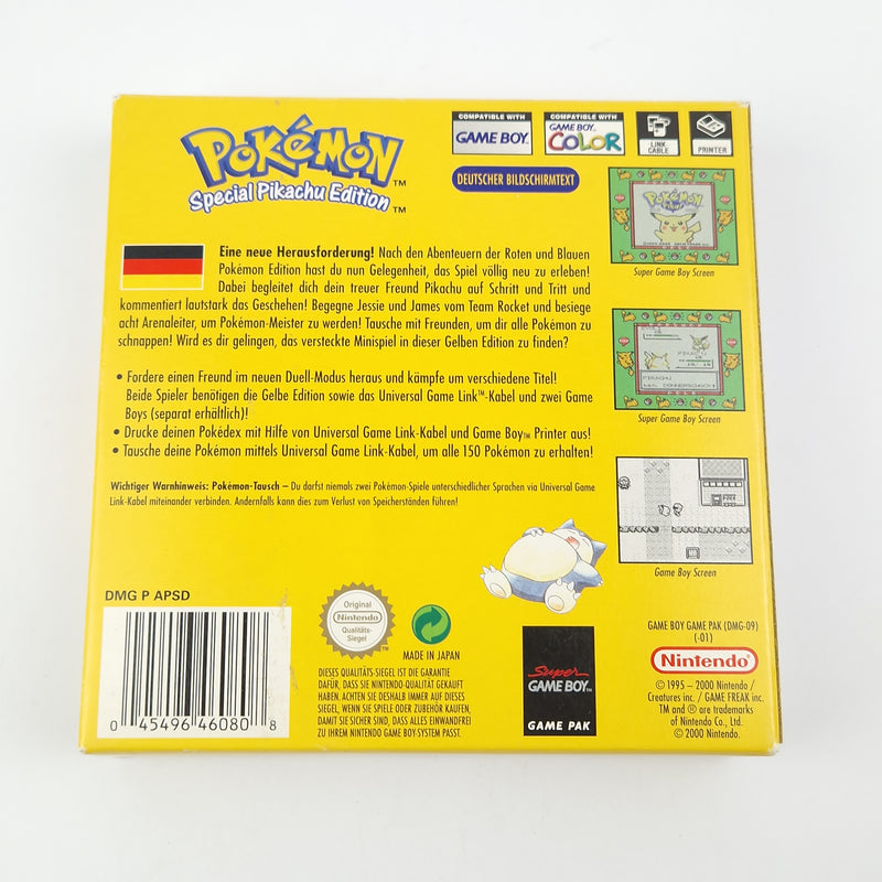 Nintendo Gameboy Spiel : Pokemon Gelbe Edition Pikachu - Game Boy Classic OVP