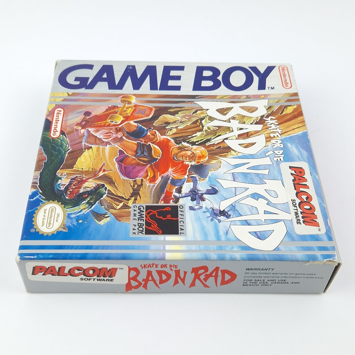 Nintendo Gameboy Spiel : Skate or Die Bad N Rad - GAME BOY Classic OVP NTSC USA