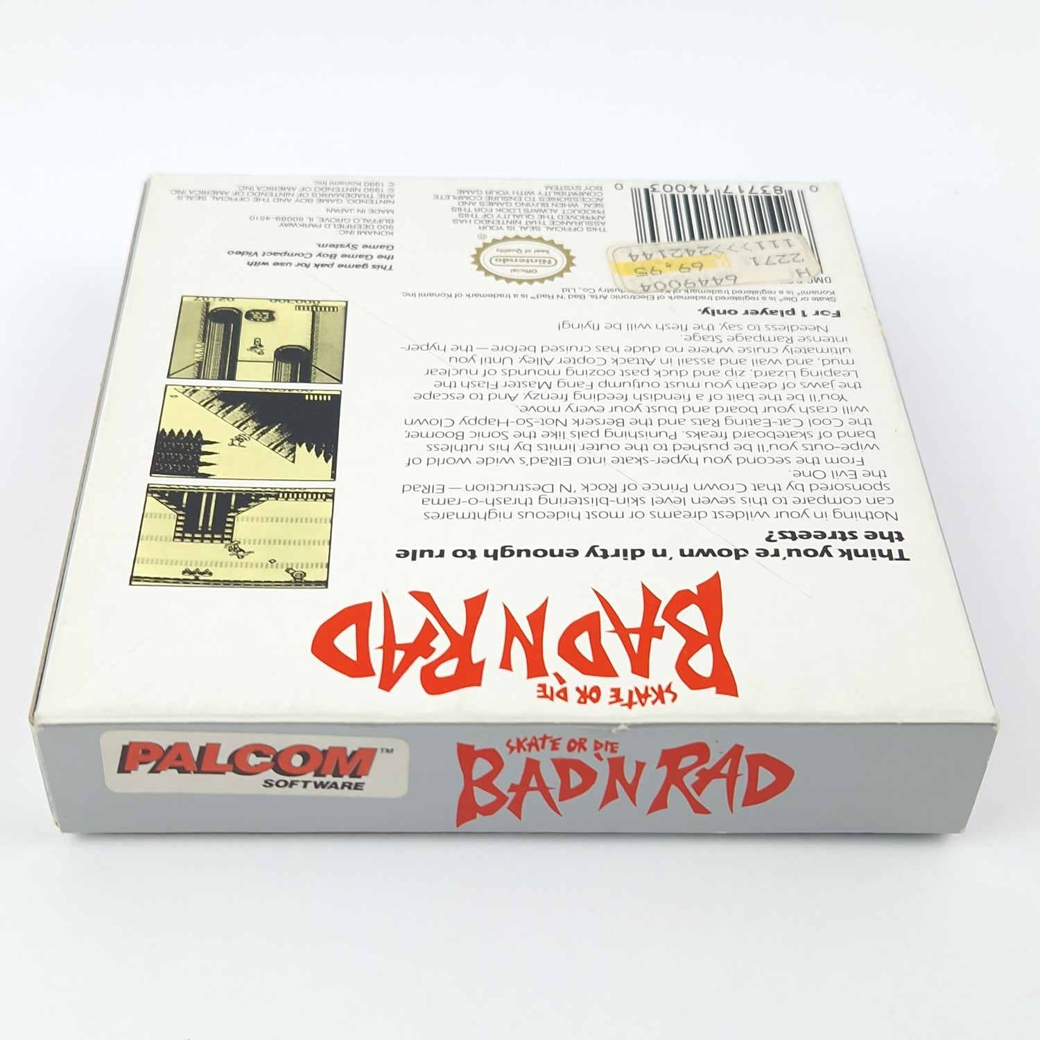Nintendo Gameboy Spiel : Skate or Die Bad N Rad - GAME BOY Classic OVP NTSC USA