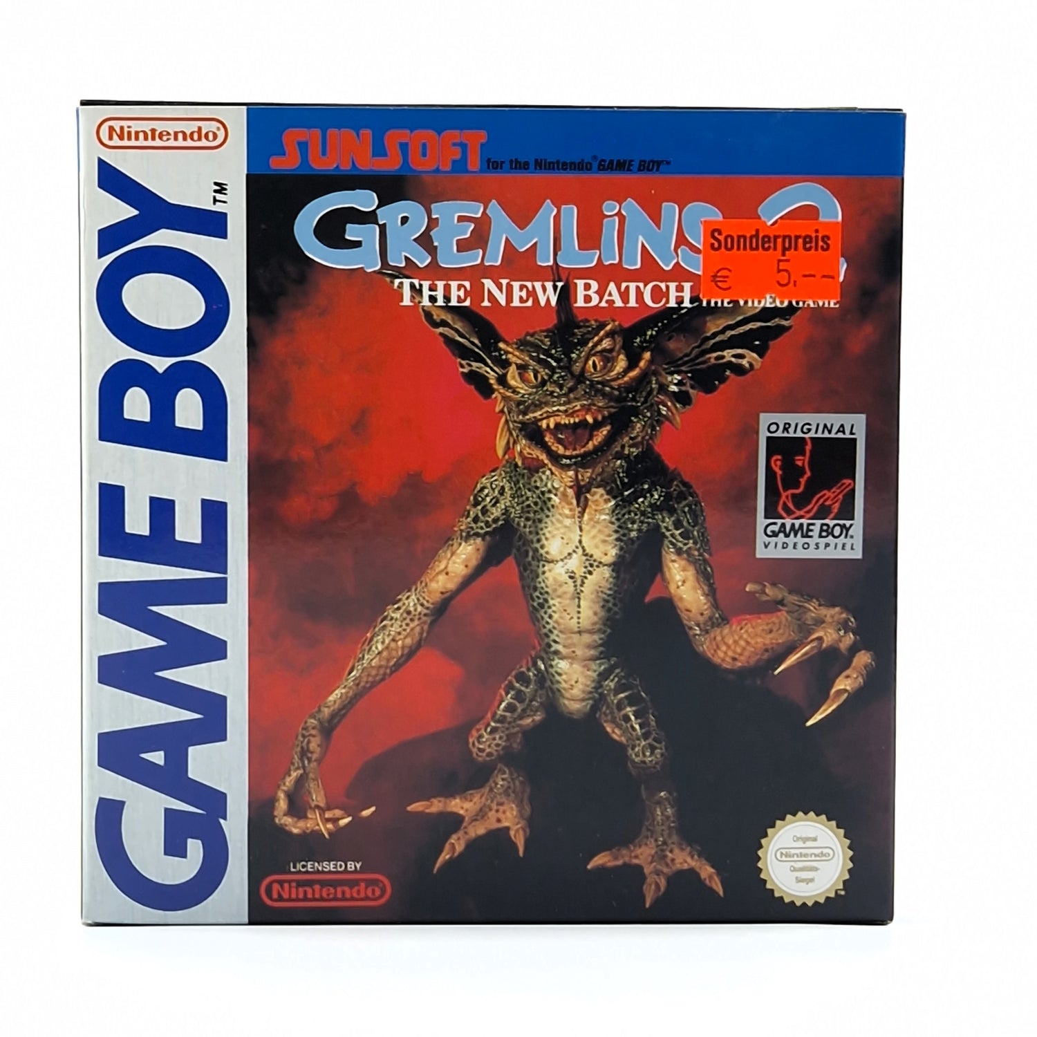 Nintendo Gameboy Game: Gremlins 2 The New Batch - GAME BOY Classic OVP NOE