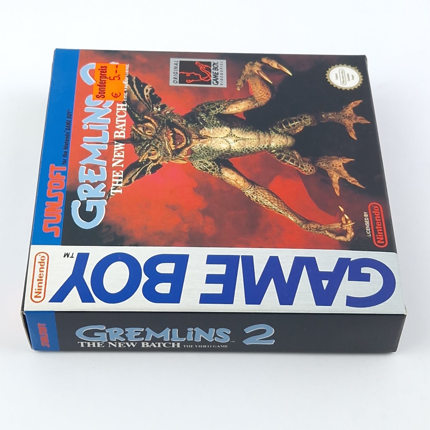 Nintendo Gameboy Game: Gremlins 2 The New Batch - GAME BOY Classic OVP NOE