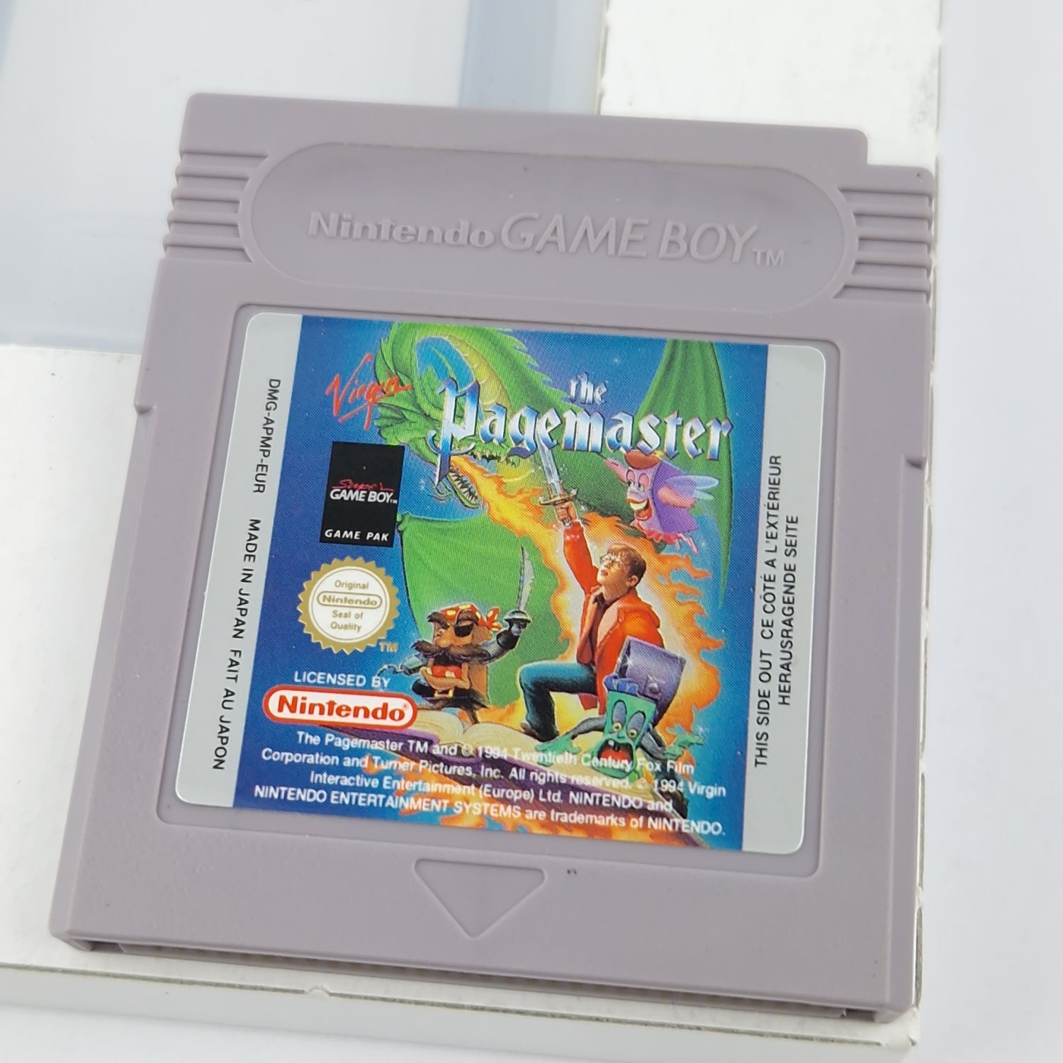 Nintendo Gameboy Spiel : The Pagemaster - GAME BOY Classic / OVP PAL NOE