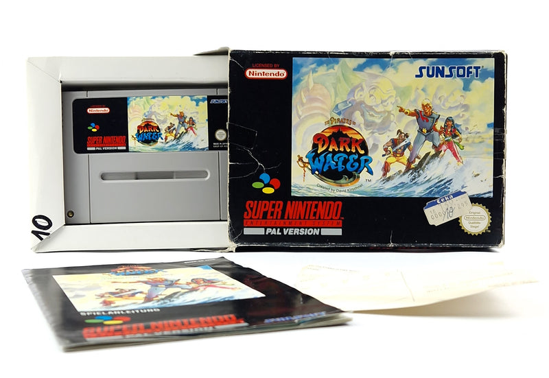 Super Nintendo Spiel : The Pirates of Dark Water - Modul Anleitung OVP SNES NOE