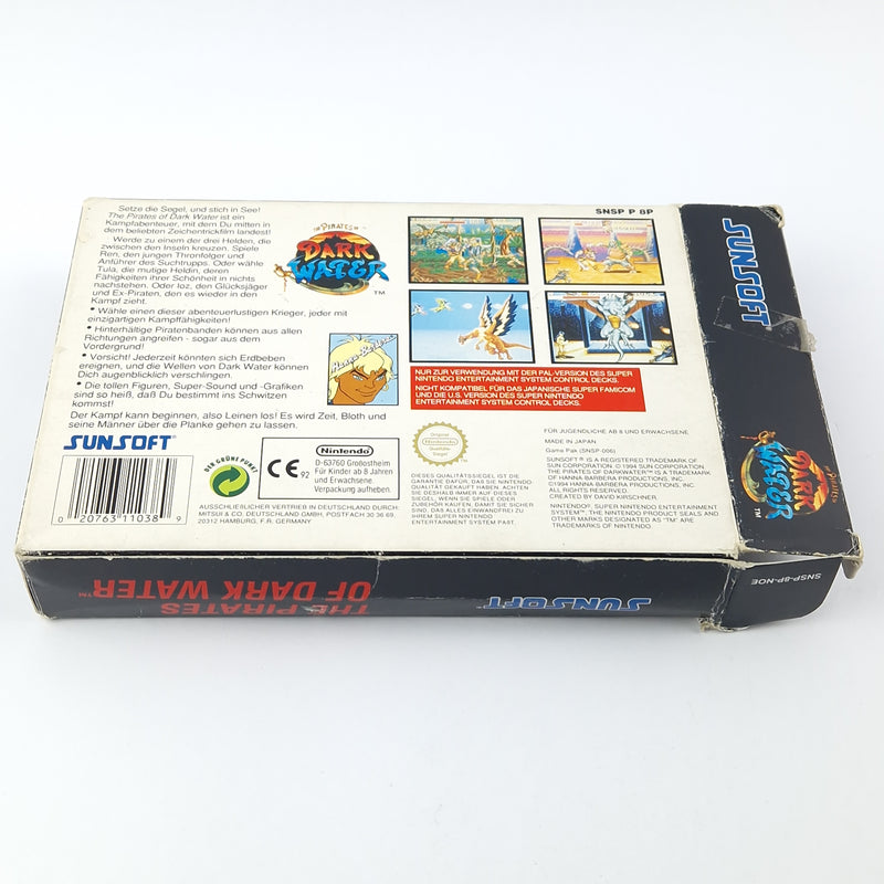 Super Nintendo Spiel : The Pirates of Dark Water - Modul Anleitung OVP SNES NOE