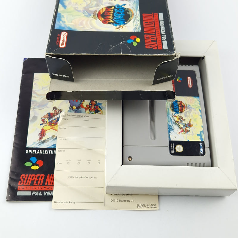 Super Nintendo Spiel : The Pirates of Dark Water - Modul Anleitung OVP SNES NOE