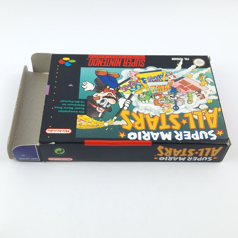 Super Nintendo Spiel : Super Mario Allstars - Modul Anleitung OVP - SNES PAL NOE