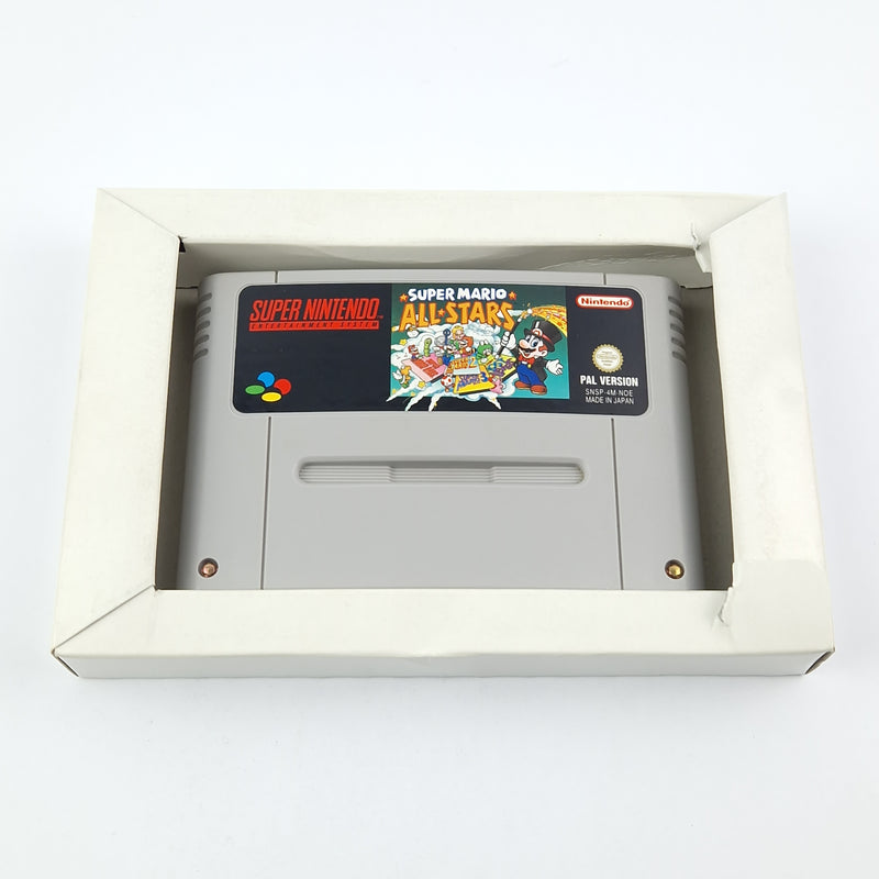 Super Nintendo Spiel : Super Mario Allstars - Modul Anleitung OVP - SNES PAL NOE