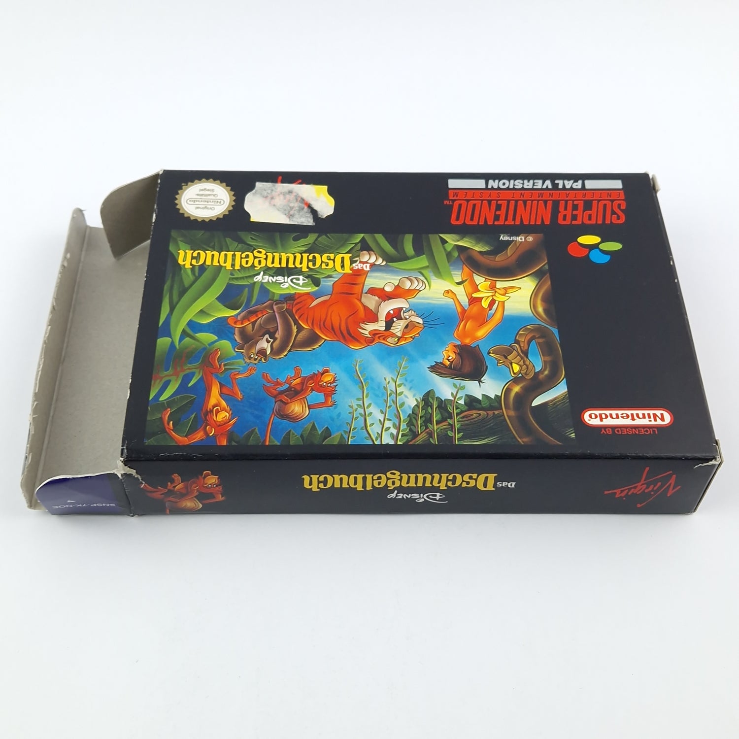 Super Nintendo Game: Disney The Jungle Book - Module & OVP - SNES PAL NOE