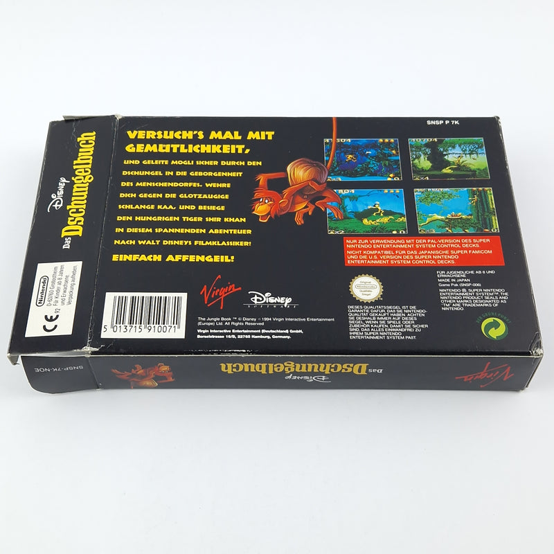 Super Nintendo Spiel : Disney Das Dschungelbuch - Modul & OVP - SNES PAL NOE