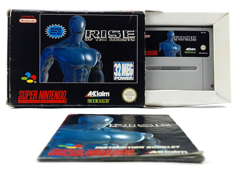 Super Nintendo Game: Rise of the Robots - Module &amp; OVP - SNES PAL EUR