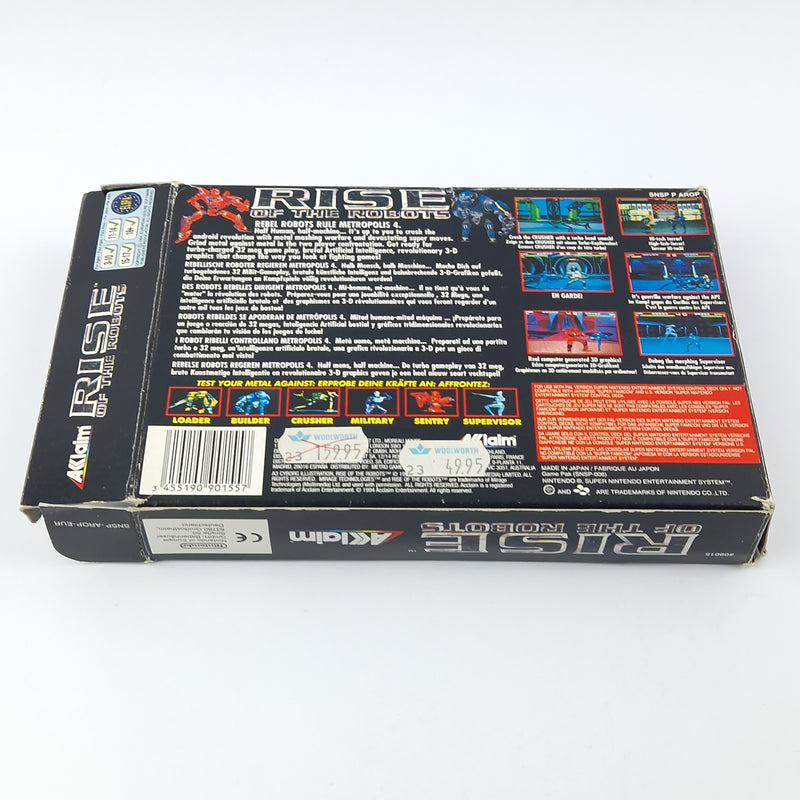 Super Nintendo Game: Rise of the Robots - Module &amp; OVP - SNES PAL EUR