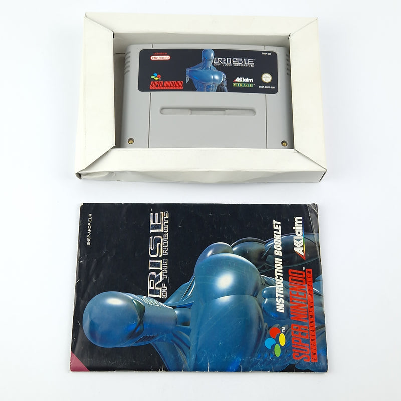 Super Nintendo Game: Rise of the Robots - Module &amp; OVP - SNES PAL EUR