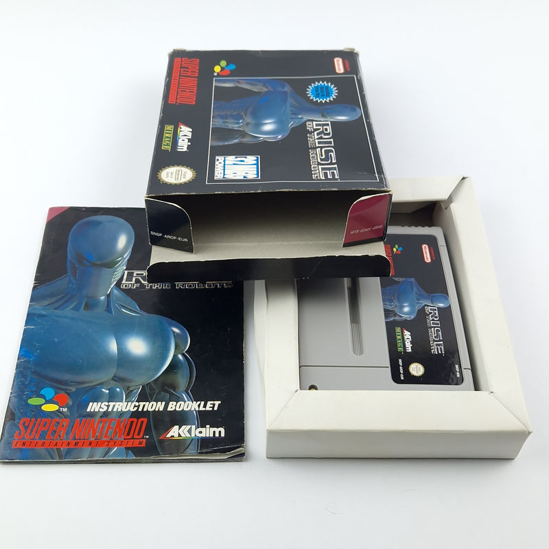 Super Nintendo Game: Rise of the Robots - Module &amp; OVP - SNES PAL EUR