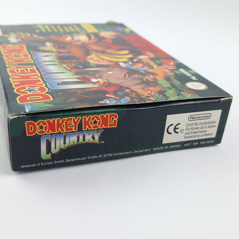 Super Nintendo Spiel : Donkey Kong Country 1 - Modul & OVP / SNES PAL NOE
