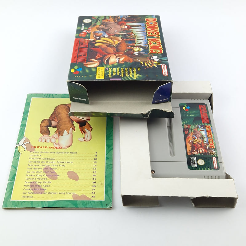Super Nintendo Spiel : Donkey Kong Country 1 - Modul & OVP / SNES PAL NOE