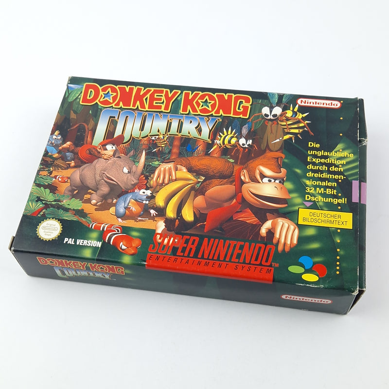 Super Nintendo Spiel : Donkey Kong Country 1 - Modul & OVP / SNES PAL NOE