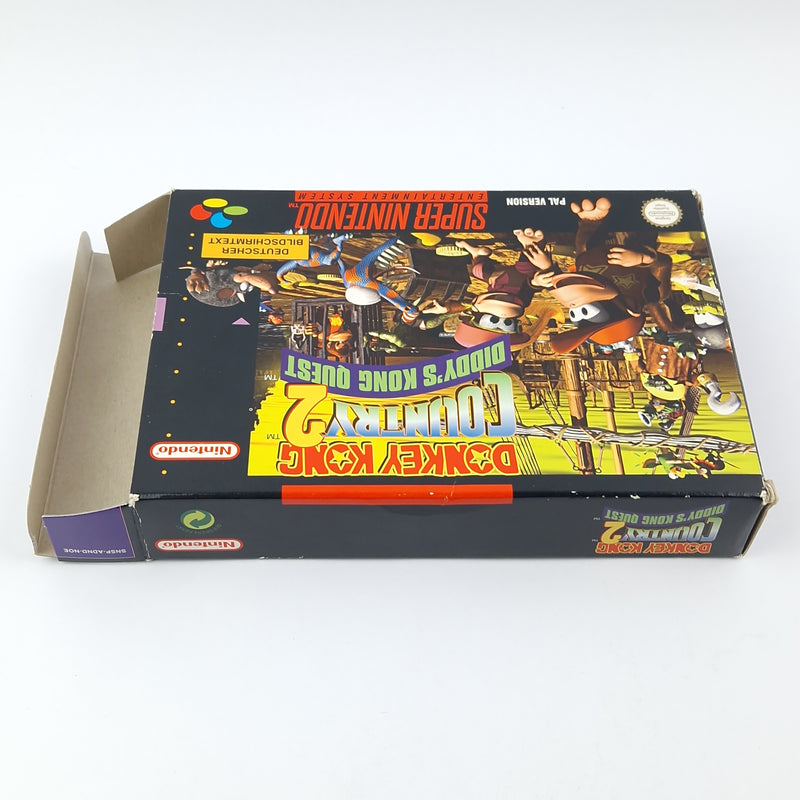 Super Nintendo Spiel : Donkey Kong Country 2 - Modul Anleitung OVP SNES PAL NOE