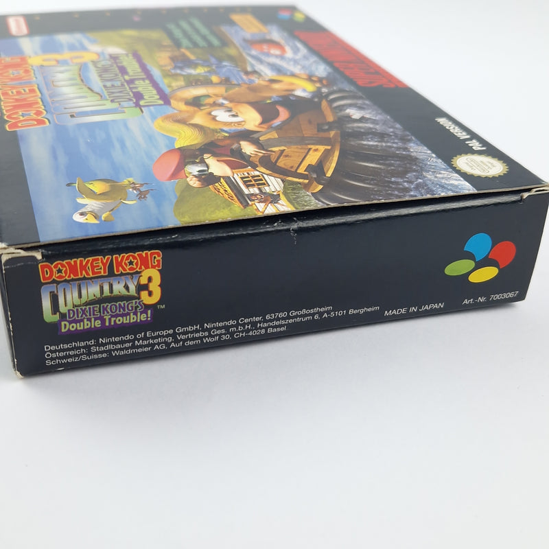 Super Nintendo Spiel : Donkey Kong Country 3 - Modul Anleitung OVP SNES PAL NOE