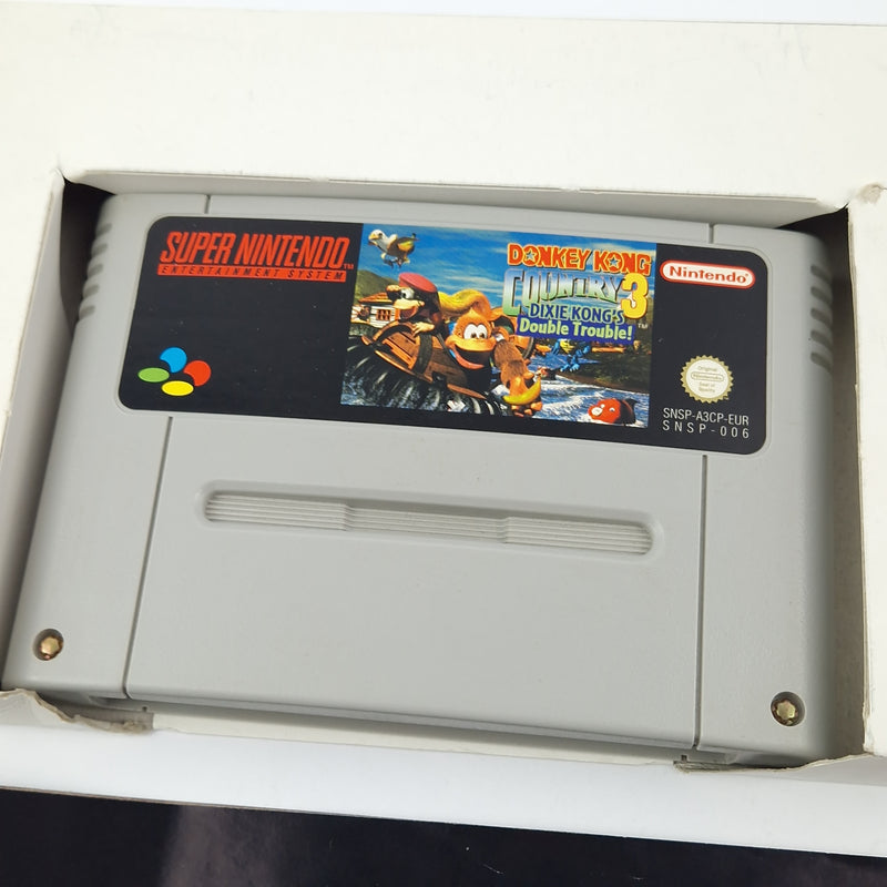 Super Nintendo Spiel : Donkey Kong Country 3 - Modul Anleitung OVP SNES PAL NOE