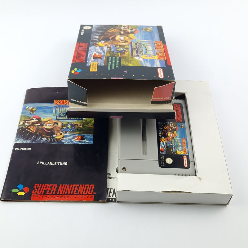 Super Nintendo Spiel : Donkey Kong Country 3 - Modul Anleitung OVP SNES PAL NOE