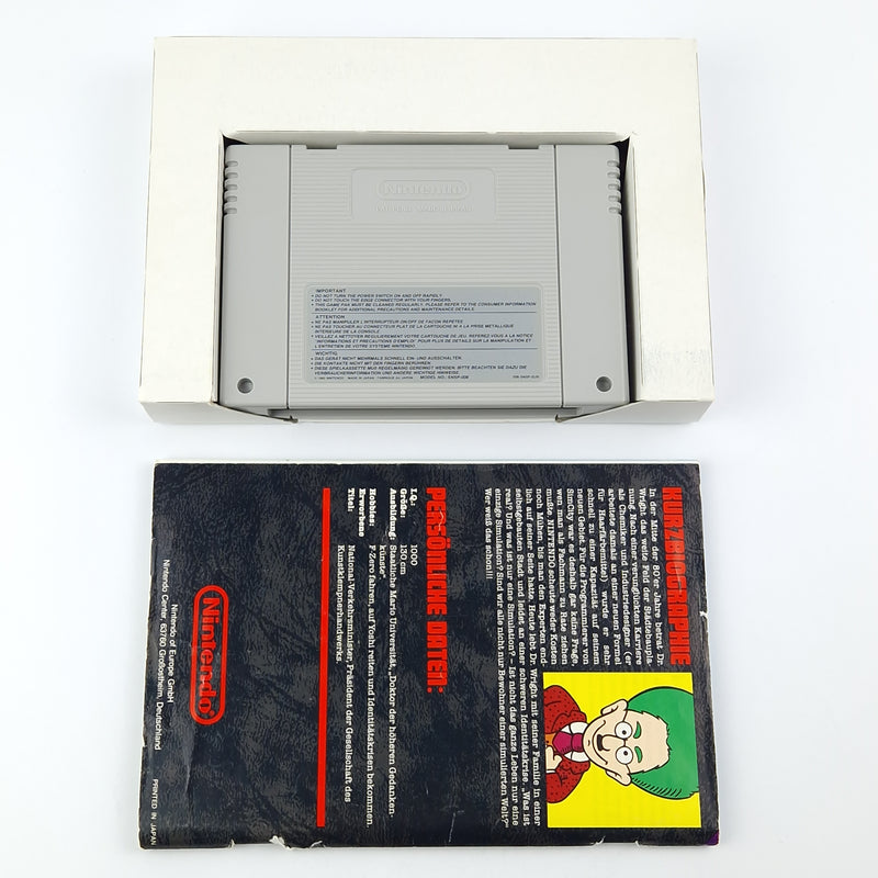 Super Nintendo Spiel : Sim City - Modul Anleitung OVP SNES PAL NOE