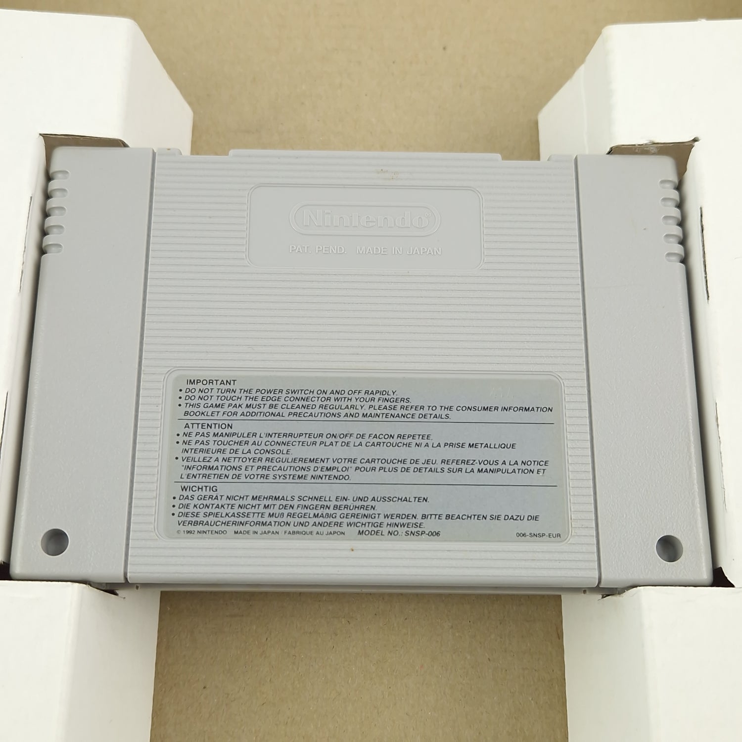 Super Nintendo Spiel : Terranigma - Modul Anleitung OVP cib Big Box SNES PAL NOE
