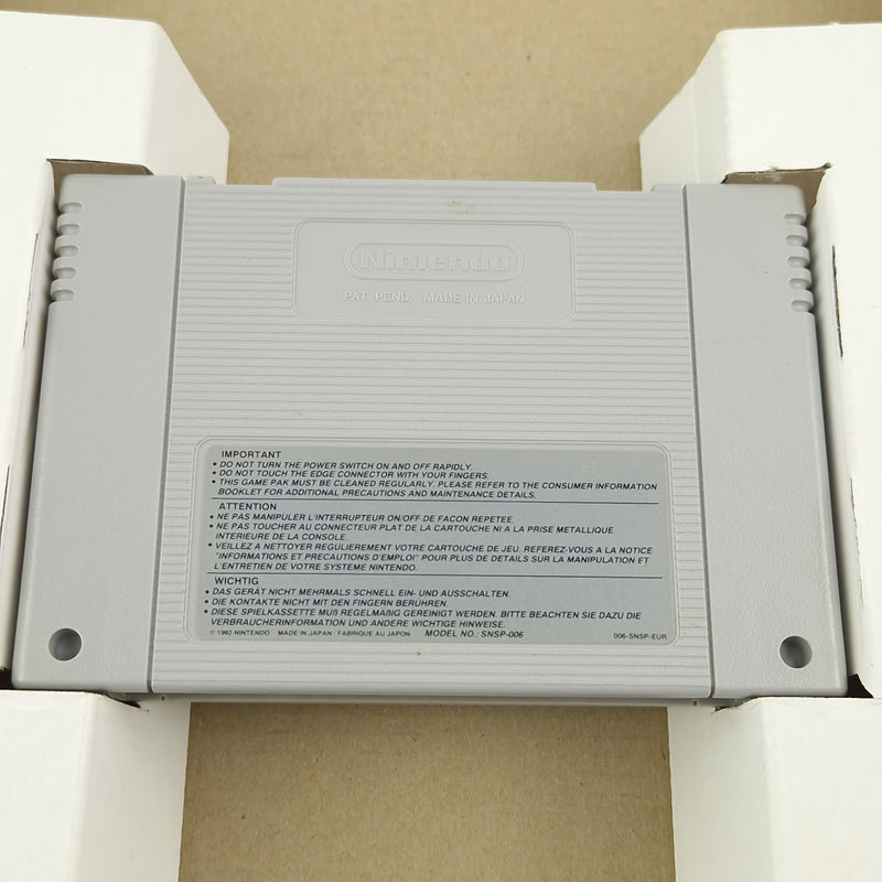 Super Nintendo Game: Terranigma - Module Instructions OVP cib Big Box SNES PAL NOE