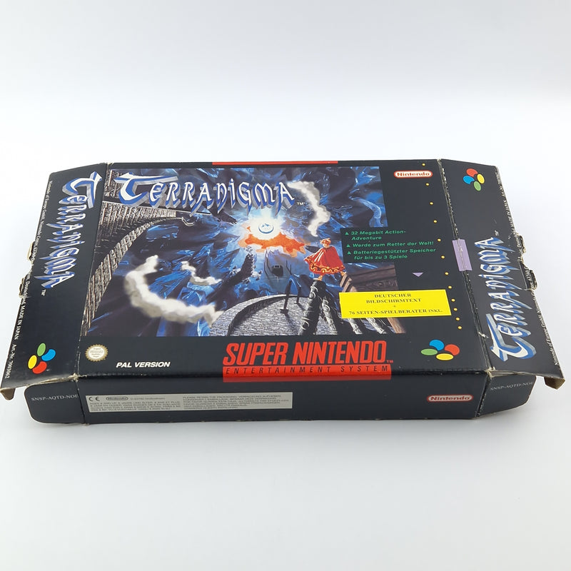 Super Nintendo Spiel : Terranigma - Modul Anleitung OVP cib Big Box SNES PAL NOE
