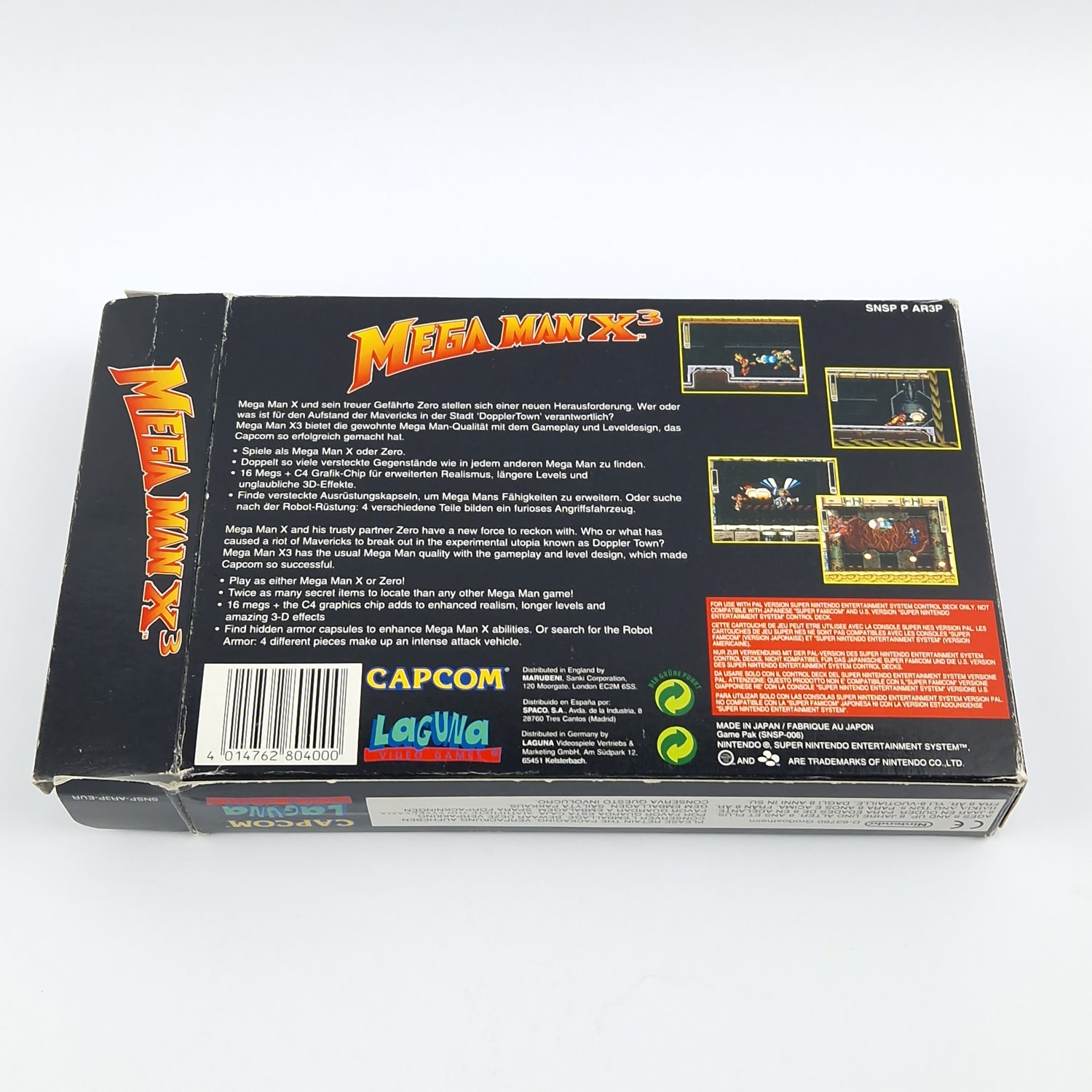 Super Nintendo Game: Mega Man X3 - SNES OVP cib PAL EUR / Rockman - Mega Man