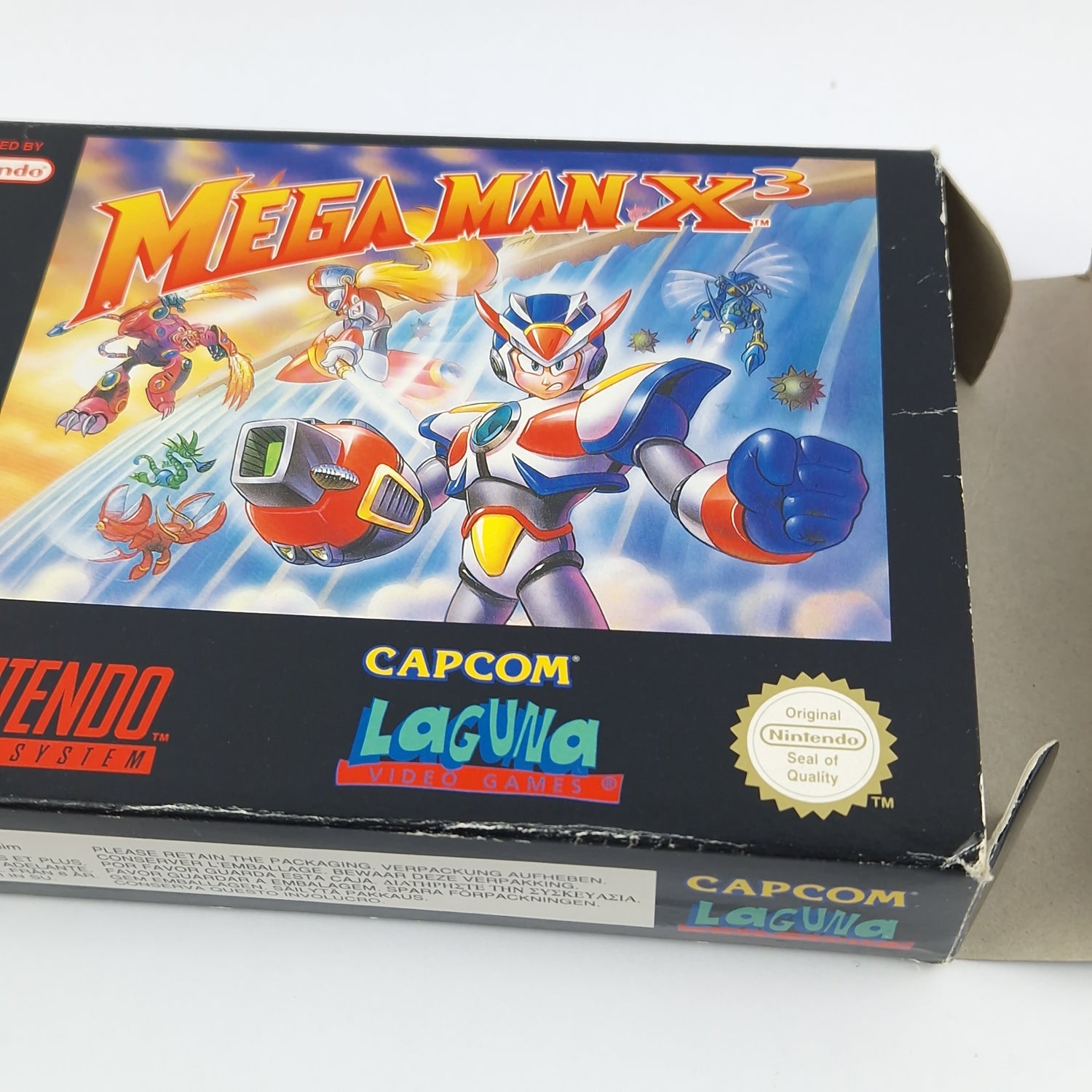 Super Nintendo Spiel : Mega Man X3 - SNES OVP cib PAL EUR / Rockman - Mega Man