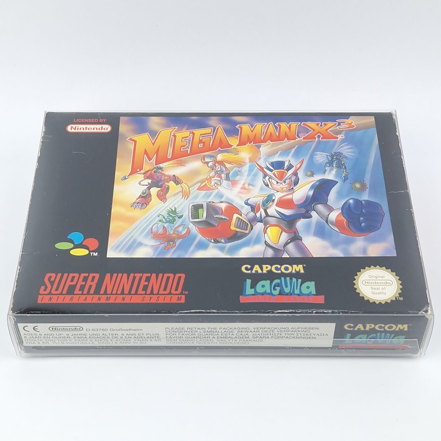 Super Nintendo Game: Mega Man X3 - SNES OVP cib PAL EUR / Rockman - Mega Man